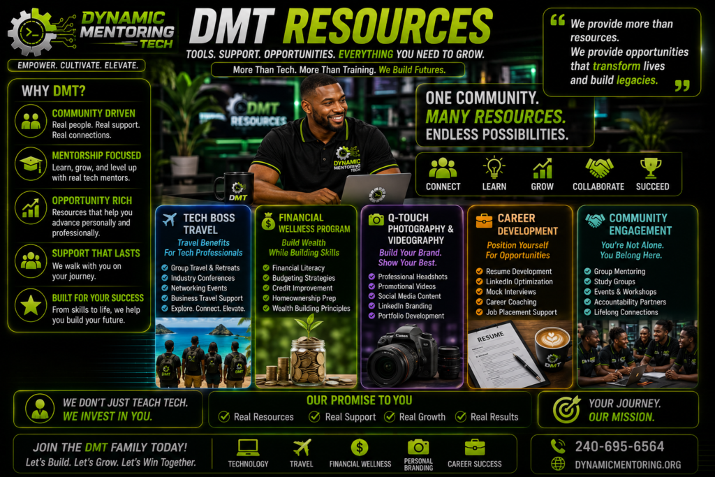 DMT Resouces | Dynamic Mentoring Tech
